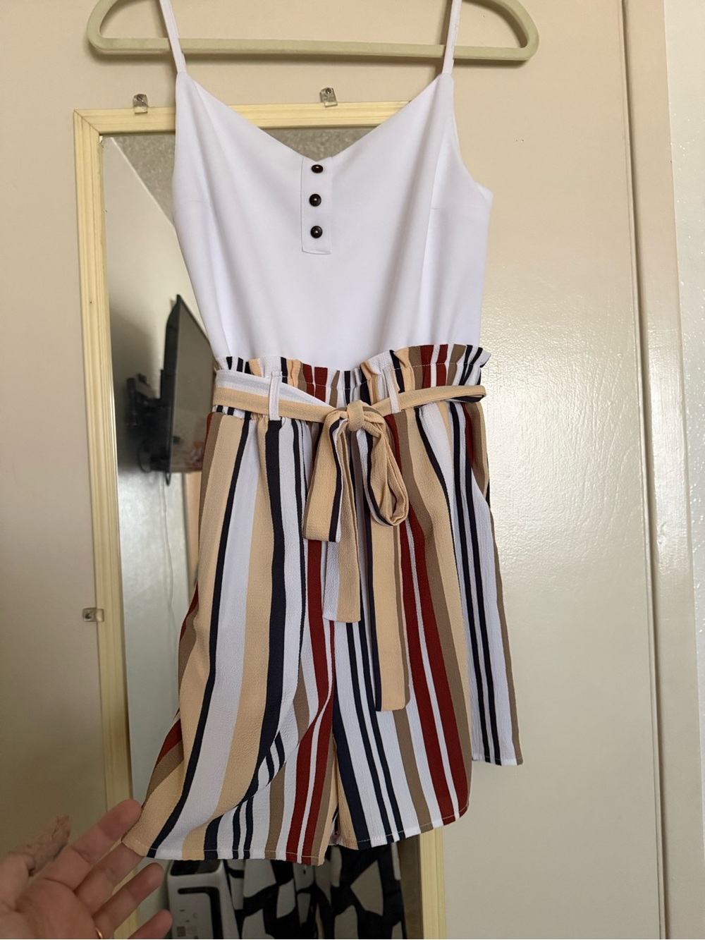 J for Justify White Women's Top